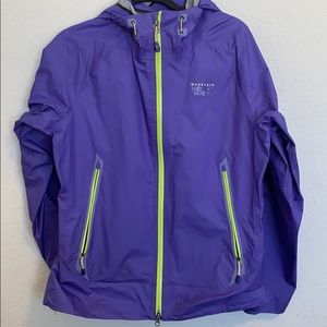 Mountain hardware purple shell jacket